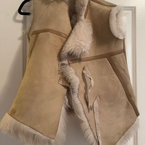 Real Sheep wool Reversible Vest